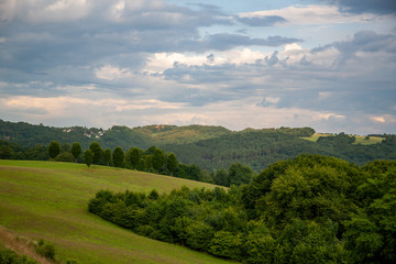 Fototapeta premium landschaft am Abend