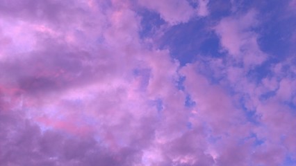 Pink Sunset Clouds