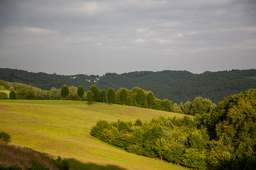 Fototapeta premium landschaft am Abend