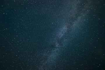 Fototapeta na wymiar Milky way in the night starry sky