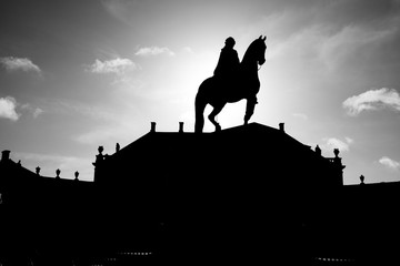 Equestrian statue of King Fredrick V of Denmark