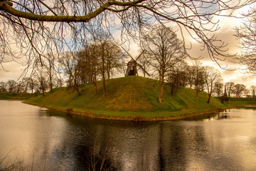 Windmill in a fort in Copenhagen