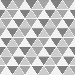 Fototapeta na wymiar Triangles. Triangular shapes background. Triangle figures wallpaper. Polygons backdrop. Mosaic motif. Tiles illustration. Geometrical pattern. Digital paper design, textile print. Seamless abstract.
