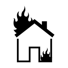 House on fire icon