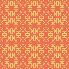 Seamless geometric pattern Color in trend. Vector
