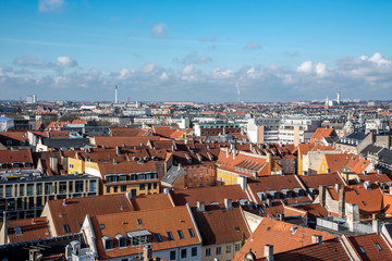 Fototapeta na wymiar Urban landscape of Copenhagen (DK)