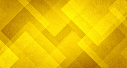 abstract gold background, yellow diamond and square shapes with texture are layered in a modern geometric pattern design