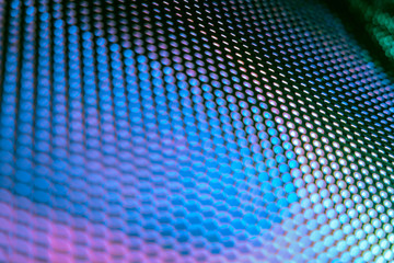 CloseUp LED blurred screen. LED soft focus background. abstract background ideal for design.