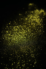 gold glitter texture christmas abstract background, Defocused