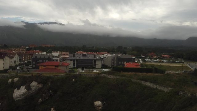 Llanes, beautiful village in the coast of Asturias,Spain