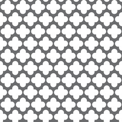 Quatrefoil pattern seamless repeat background