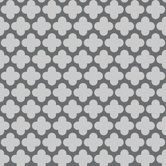 Quatrefoil pattern seamless repeat background