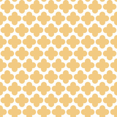 Quatrefoil pattern seamless repeat background