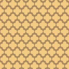 Quatrefoil pattern seamless repeat background