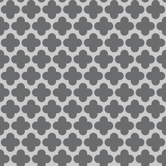 Quatrefoil pattern seamless repeat background