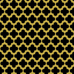 Quatrefoil pattern seamless repeat background