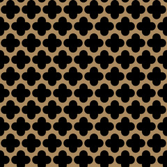 Quatrefoil pattern seamless repeat background