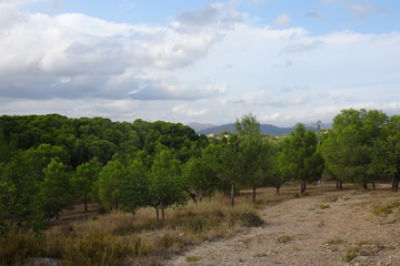 Fototapeta na wymiar Mountain Landscape in Valencia Spain