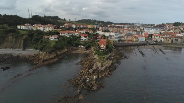 Luanco. Coastal village in Asturias,Spain. 