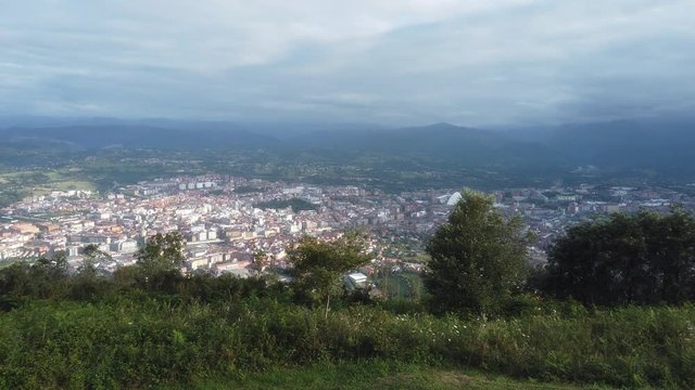 View of Oviedo, beautiful city of Asturias,Spain