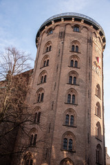 Fototapeta na wymiar Round tower in Copenhagen (DK)