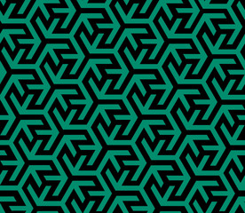 Cube line seamless repeat pattern background