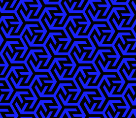 Cube line seamless repeat pattern background