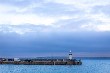 View of St Ives in the evening, Cornwall