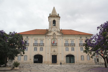 Obraz premium View of the city hall old town, Aveiro center, Portugal, Europe