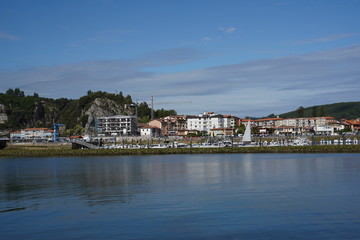 Fototapeta na wymiar Ribadesella, beautiful coastal village in Asturias,Spain. 