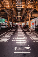 Chicago EL Shadows 2x3