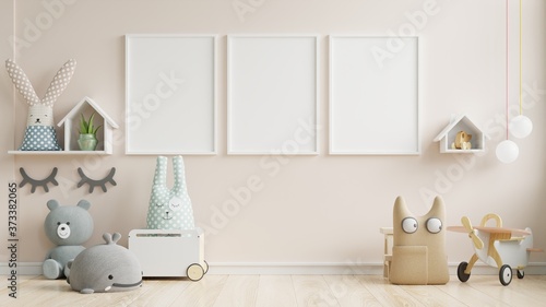 Download Interior Mockup Kids Room Wall Frame Mockup Wall Mural Wallpaper Murals Max3d007