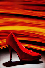 Red high heels