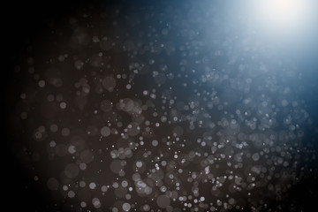 Abstract black bokeh