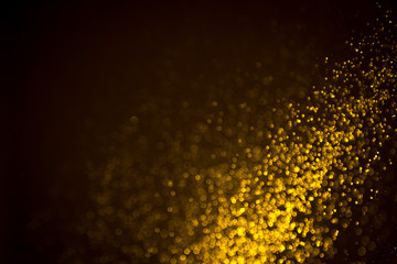 Fototapeta na wymiar Abstract gold bokeh