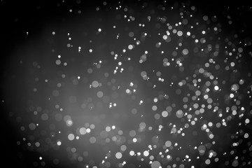 Abstract black bokeh