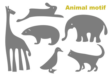 Fototapeta premium アニマルモチーフ