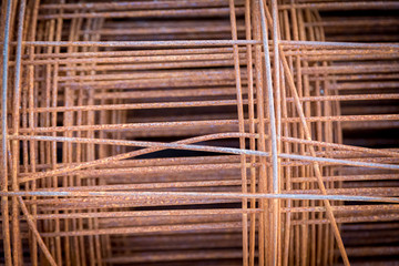 steel with rust texture