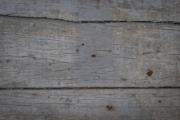 Old wood pattern with cracks and nails