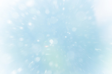 Fantasy Abstract blur blue bokeh of lights colorful sparkle