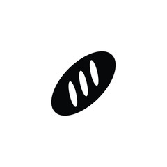 Bread icon isolated on white