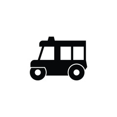 Tricycle icon isolated on white