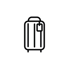 Travel bag icon template