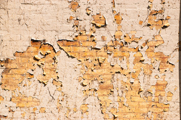 old brick wall texture peeling paint