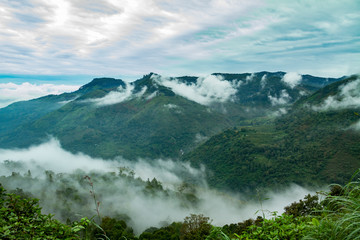 mountain landscape in the morning