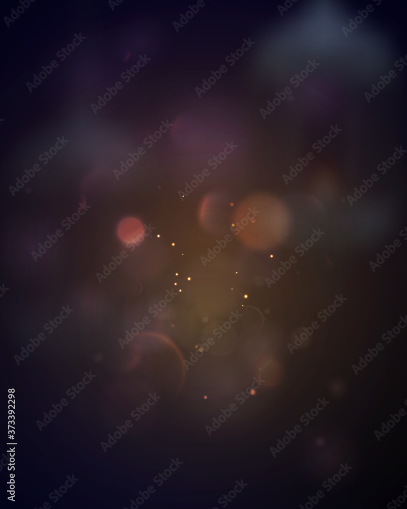 Canvas Prints background with bright bokeh lights. vector illustration