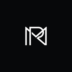 Letter RM Monogram Modern Icon Logo Design Template