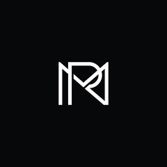 Letter RM Monogram Modern Icon Logo Design Template