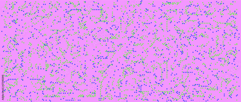 Aufkleber Abstract pixelated background with flickers and datamoshing effect. Vaporwave and cyberpunk style aesthetics.