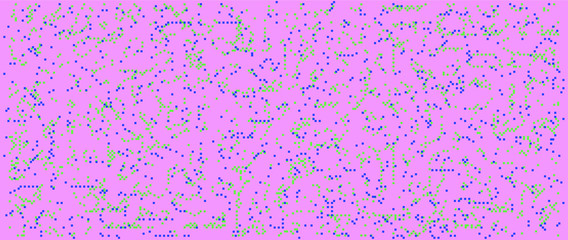 Abstract pixelated background with flickers and datamoshing effect. Vaporwave and cyberpunk style aesthetics.